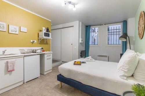 Dapur atau dapur kecil di WS Hôtel de Ville - Le Marais