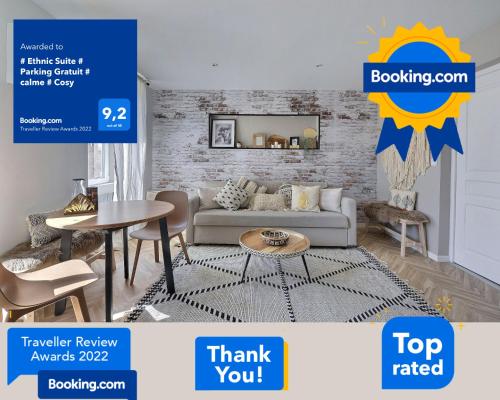 # Ethnic Suite # Parking Gratuit # calme # Cosy