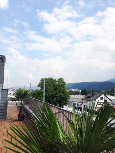 a view from the balcony of a house at Boardinghotel Heidelberg in Heidelberg