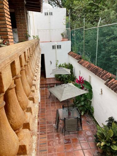 Μπαλκόνι ή βεράντα στο Hostal Casa Blanca