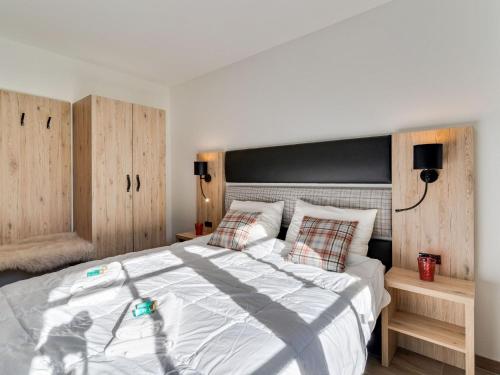 Posteľ alebo postele v izbe v ubytovaní Chalet in ski area Hochkrimml - Zillertal Arena