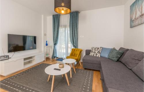 TV a/nebo společenská místnost v ubytování Amazing Apartment In Sukosan With Wifi