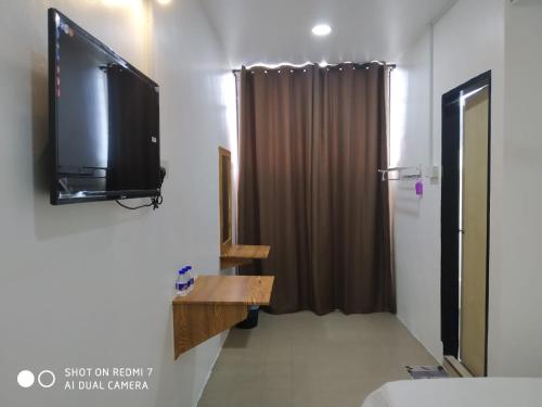 Μια τηλεόραση ή/και κέντρο ψυχαγωγίας στο Hotel station 24