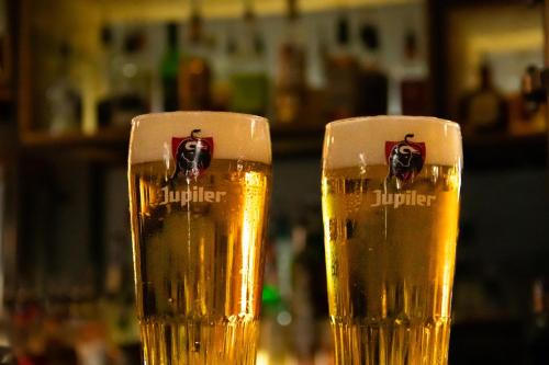 Getränke in der Unterkunft Hotel le Sherpa