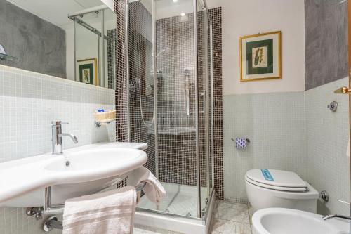 Vonios kambarys apgyvendinimo įstaigoje Hotel Medici