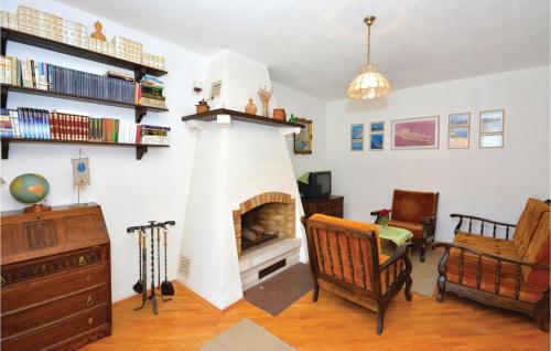 Knihovna v apartmánu