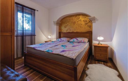 Un pat sau paturi într-o cameră la Awesome Apartment In Kosinozici With Wifi