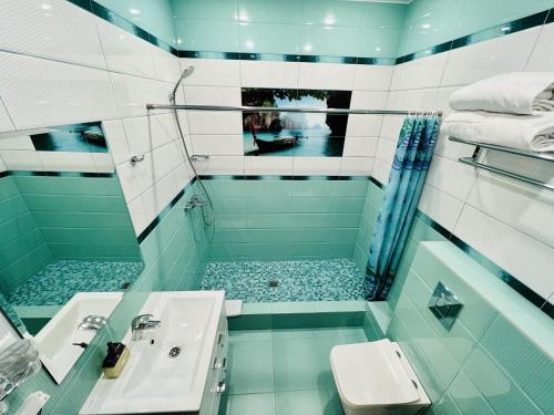 Ванная комната в Отель Мон Плезир