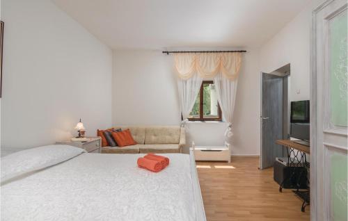 Krevet ili kreveti u jedinici u okviru objekta Stunning Home In Ruzici With 3 Bedrooms, Wifi And Outdoor Swimming Pool