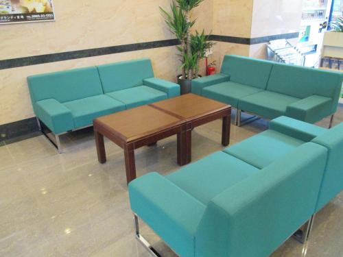 Ruang duduk di Ariston Inn Kanda Kitakyusyu Airport