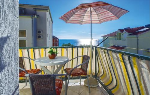 Balkón alebo terasa v ubytovaní Studio Apartment In Omis
