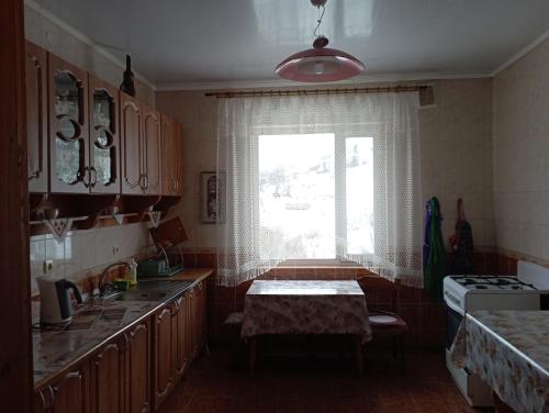 Kuhinja oz. manjša kuhinja v nastanitvi Любисток
