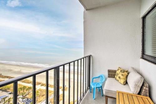 Myrtle Beach Condo with Balcony, Steps to Beach