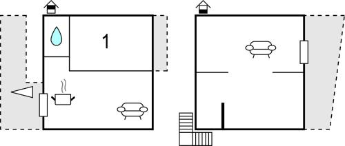 a schematic diagram of a laboratory with a centrifugal pump at One-Bedroom Holiday Home In Rogotin in Rogotin