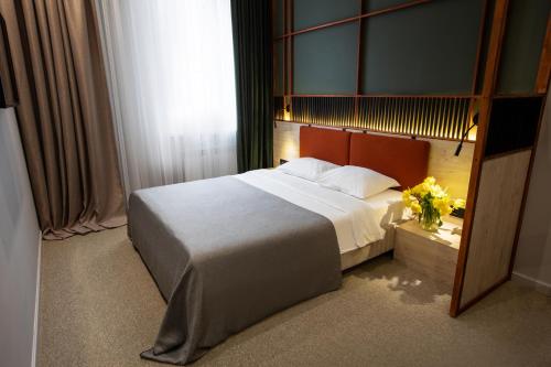 Postelja oz. postelje v sobi nastanitve Kulikovskiy hotel
