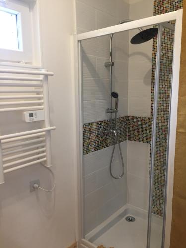Ένα μπάνιο στο Chambre d'hotes Murielle
