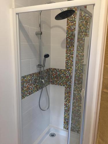 Ένα μπάνιο στο Chambre d'hotes Murielle