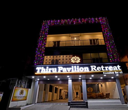 a hotel with a sign that reads hindu pavilion retreat at Thiru Pavilion Retreat in Mahabalipuram