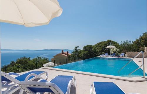 Beautiful Apartment In Labin With House Sea View