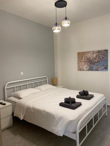 Postel nebo postele na pokoji v ubytování DiFan Sea Homes A2