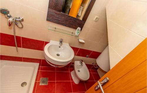 Kupatilo u objektu Amazing Home In Bribir With 4 Bedrooms, Jacuzzi And Wifi