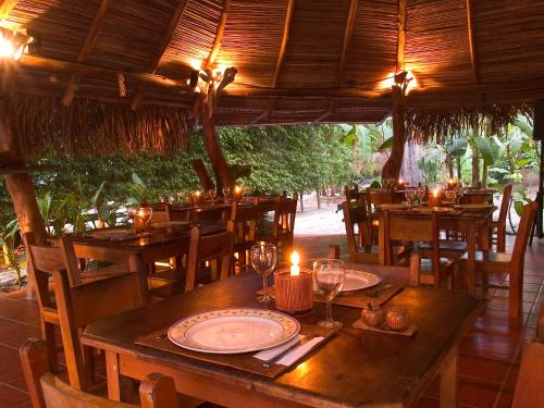 Restaurace v ubytování B&B Ranchos Itaúna