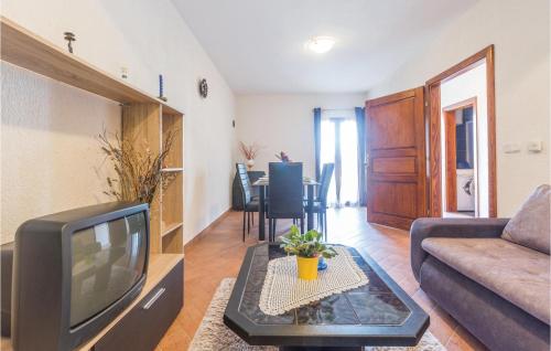 TV a/nebo společenská místnost v ubytování Two-Bedroom Apartment In Radmani