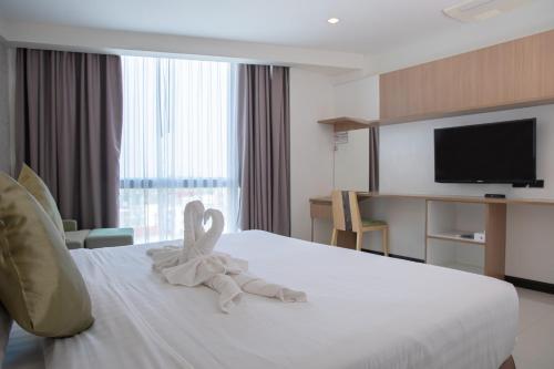 42C The Chic Hotelにあるベッド
