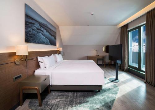 Ένα ή περισσότερα κρεβάτια σε δωμάτιο στο Radisson Blu Hotel, Mount Erciyes