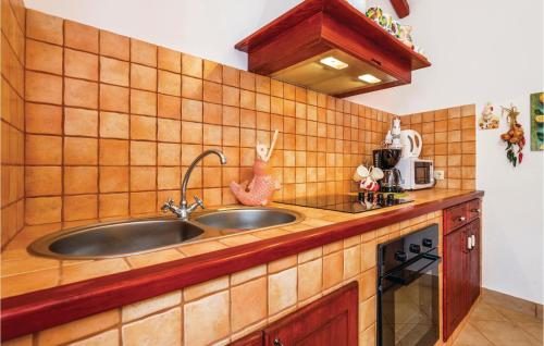Kuhinja ili čajna kuhinja u objektu Gorgeous Home In Moscenicka Draga With Kitchen