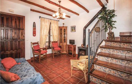 Χώρος καθιστικού στο 2 Bedroom Beautiful Home In Montejaque