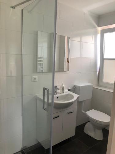 Un baño de Fritz Apartments "Haus Bergblick"