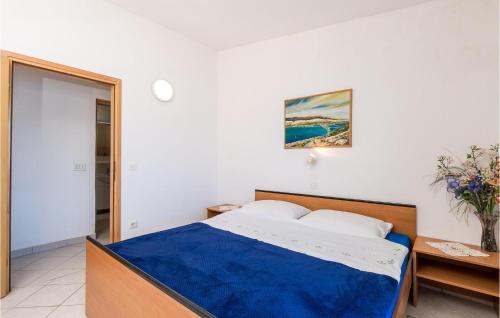 Ένα ή περισσότερα κρεβάτια σε δωμάτιο στο 1 Bedroom Lovely Apartment In Bosana