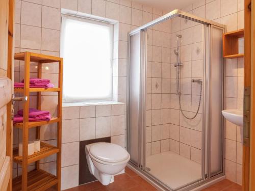 Bilik mandi di Ferienhaus, Mittelndorf