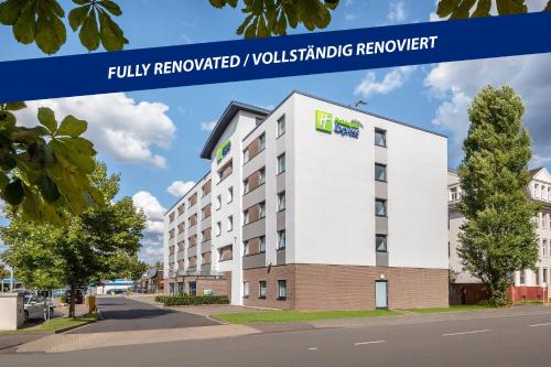 an image of a building with the words fully renovated yorkshire renewable framework at Holiday Inn Express Cologne Mülheim, an IHG Hotel in Cologne