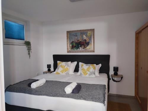 Ένα ή περισσότερα κρεβάτια σε δωμάτιο στο Apartment Lucky