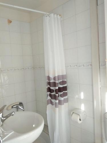 Koupelna v ubytování Apartamento Valle del Güeña