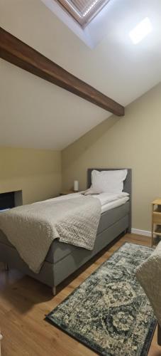 a bedroom with a bed in a room at MiTRa Luxury Apartments in Shumen