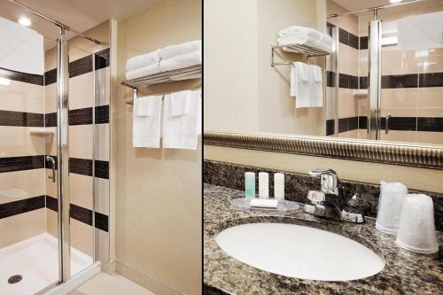 Koupelna v ubytování Comfort Suites Downtown