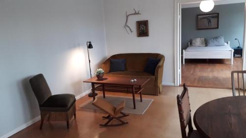 Posezení v ubytování Lundtofthøj
