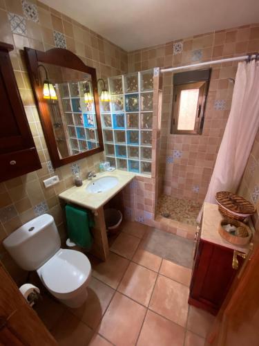 Een badkamer bij Casa el saladillo
