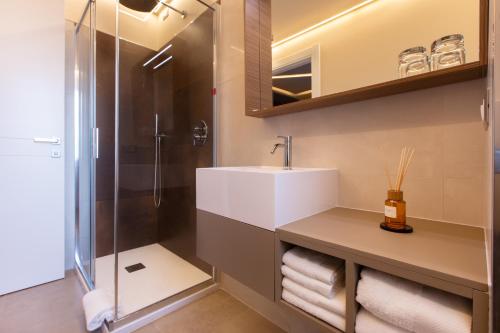 Bilik mandi di ARKADIA Rooms & Apartments