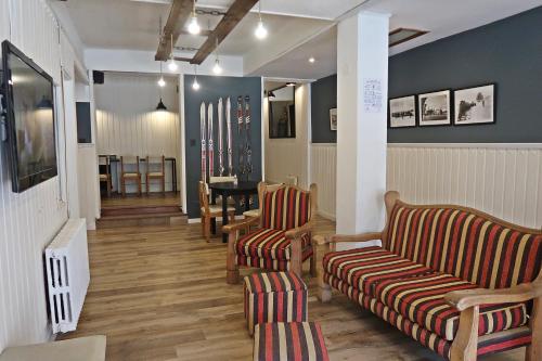 Χώρος καθιστικού στο Hotel Nordico