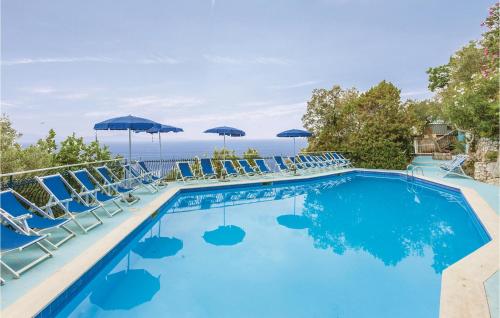 Stunning apartment in Vico Equense NA with 2 Bedrooms and Outdoor swimming pool