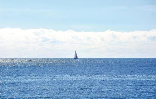 a sail boat in the middle of the ocean at Nice Apartment In Ferrandina With Wifi in Ferrandina
