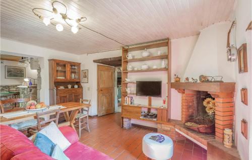 TV a/nebo společenská místnost v ubytování La Casina