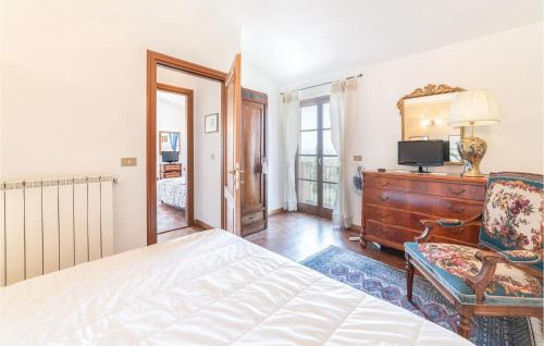 Ένα ή περισσότερα κρεβάτια σε δωμάτιο στο Casa La Fonte