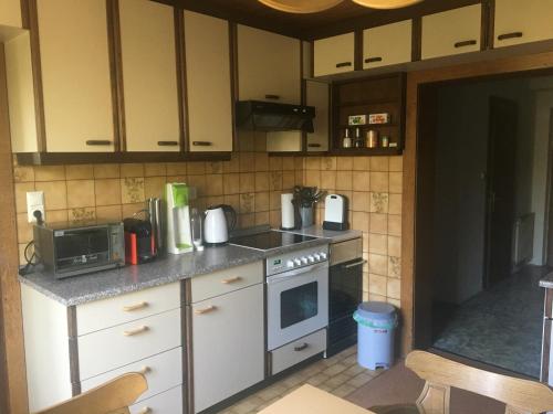 Dapur atau dapur kecil di Apartment Peterl