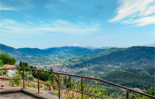 a balcony with a view of a valley at Casa Gaia in Culla