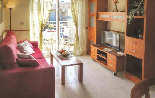 Televízia a/alebo spoločenská miestnosť v ubytovaní Amazing Apartment In Torrevieja